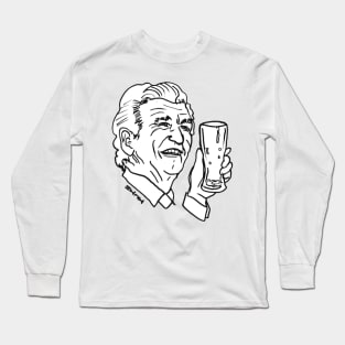 Bob Hawke Skull Skol Beer Tee Long Sleeve T-Shirt